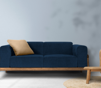 Blue sofa