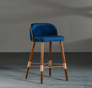 Blue bar chair